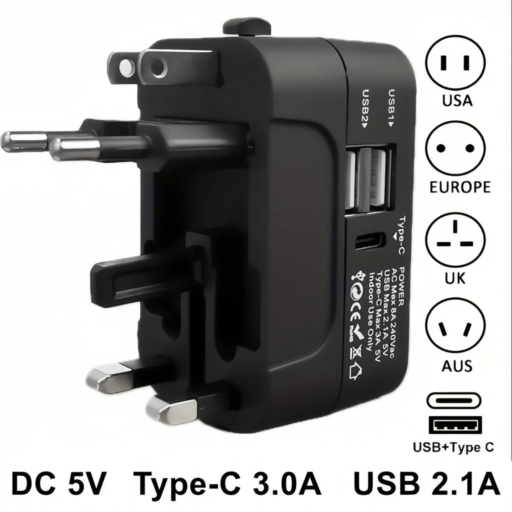 Universal Travel Adapter with USB