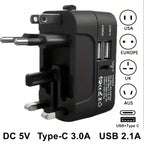 Universal Travel Adapter with USB