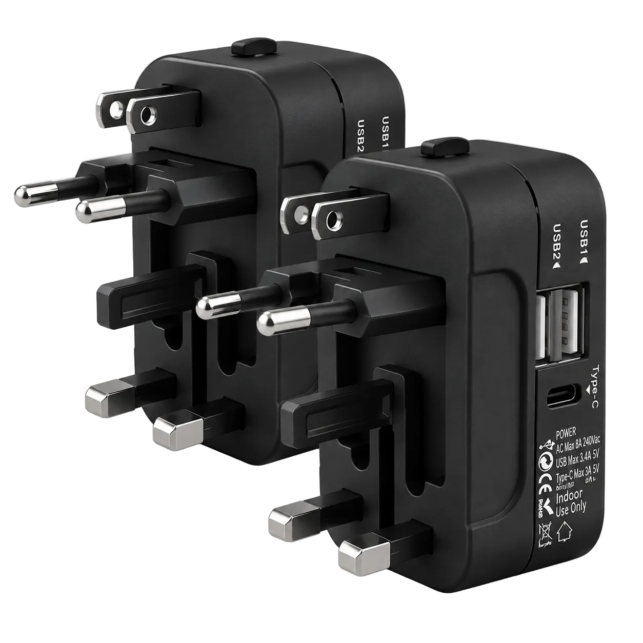 Universal Travel Adapter with USB