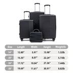 PP Spinner Carry-On Luggage Set