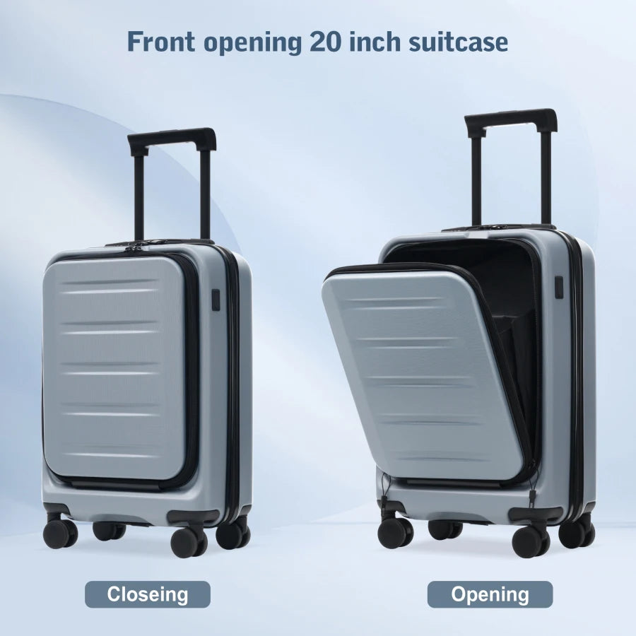 5PC Front Opening Luggage Set