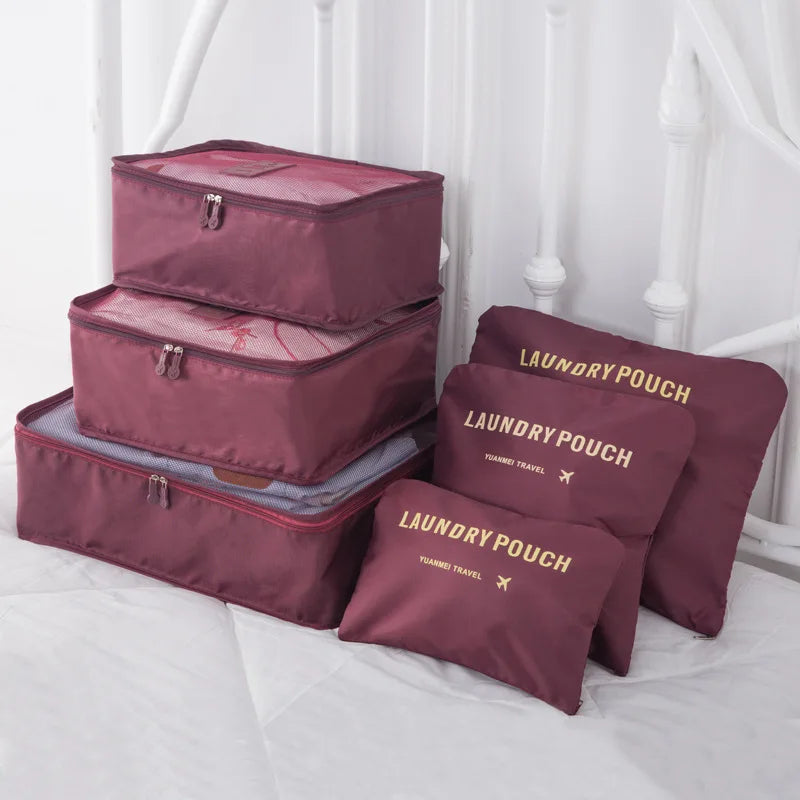 6-Piece Travel Organizer Set