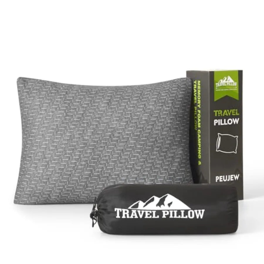 Shredded Memory Foam Travel Pillow