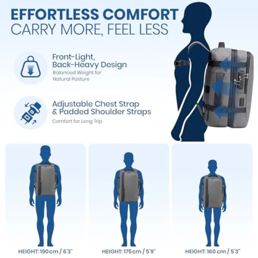 Vacuum Travel Backpack 60L