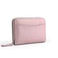RFID Leather Zip Wallet