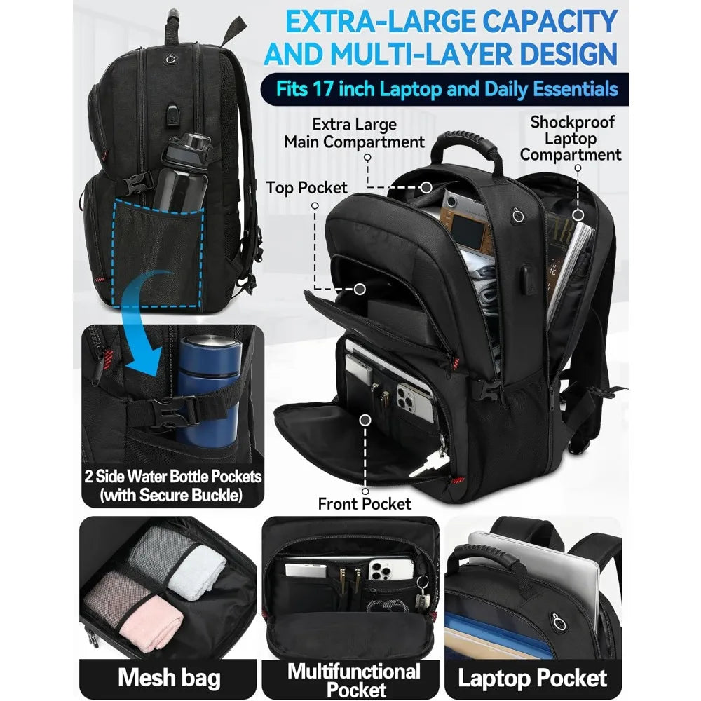 17" Anti-Theft Travel Backpack