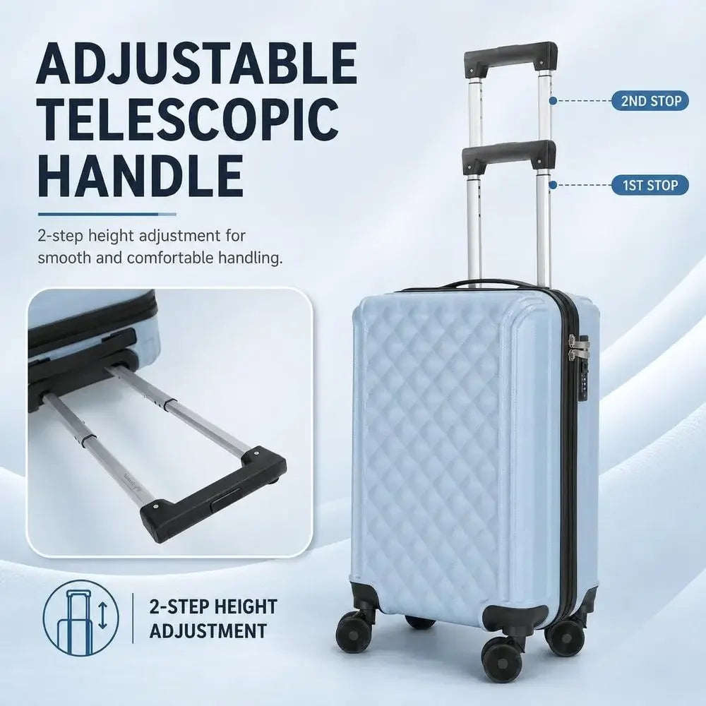 2-Piece Carry-On Luggage Set