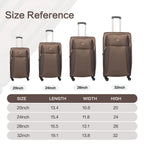 4PC Softside Expandable Luggage Set