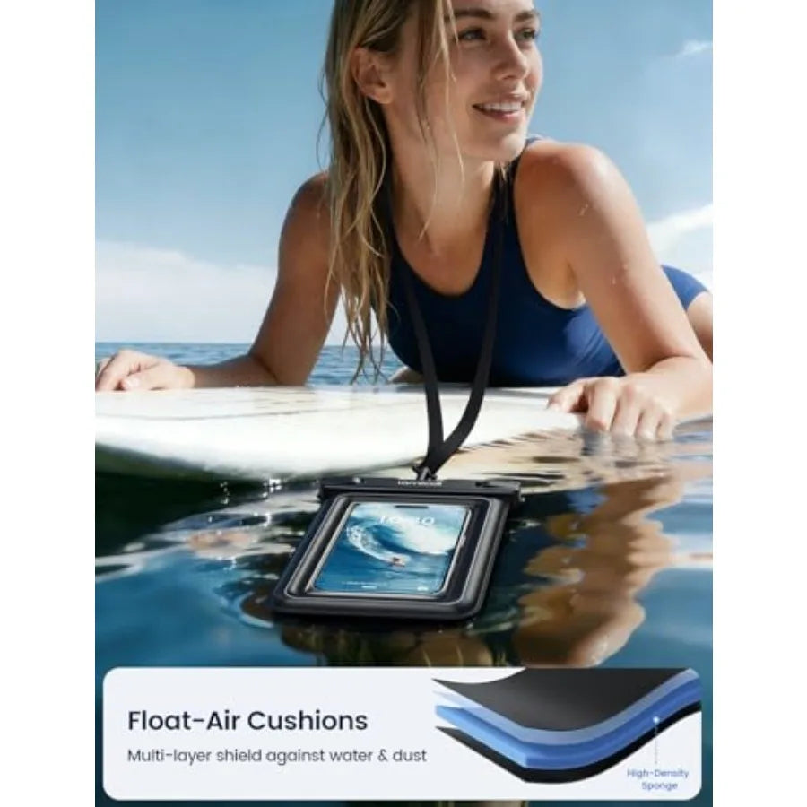 Floating Waterproof Phone Pouch (2-Pack)