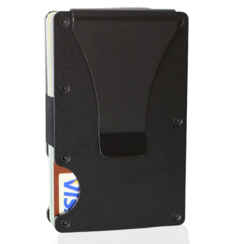 Minimalist RFID Wallet with Money Clip