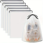 Transparent Drawstring Storage Bags