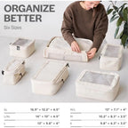 6-Piece Packing Cubes Set