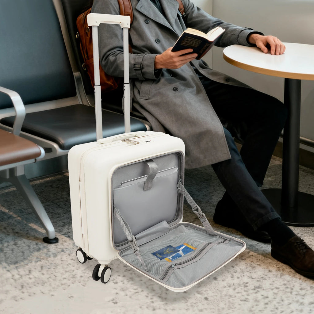 Front Pocket Carry-On Suitcase