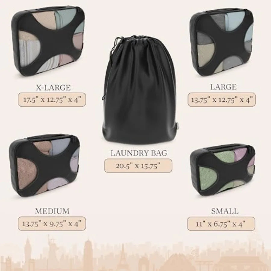 5-Piece Packing Cubes Set