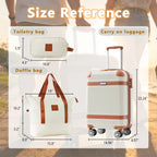 3PC ABS Carry-On Luggage Set