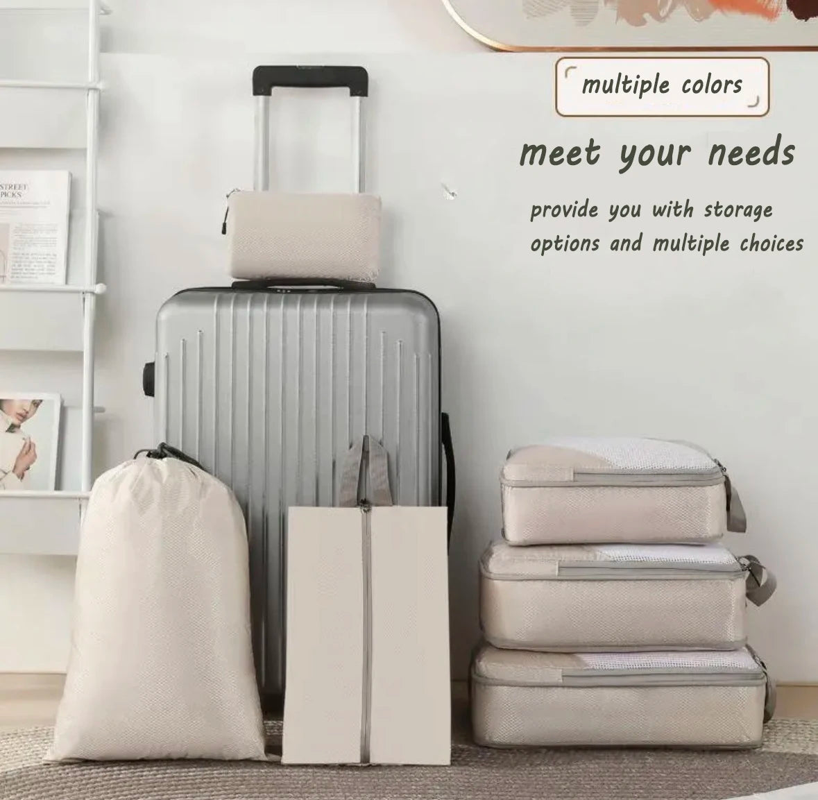 6-Piece Compression Packing Cubes