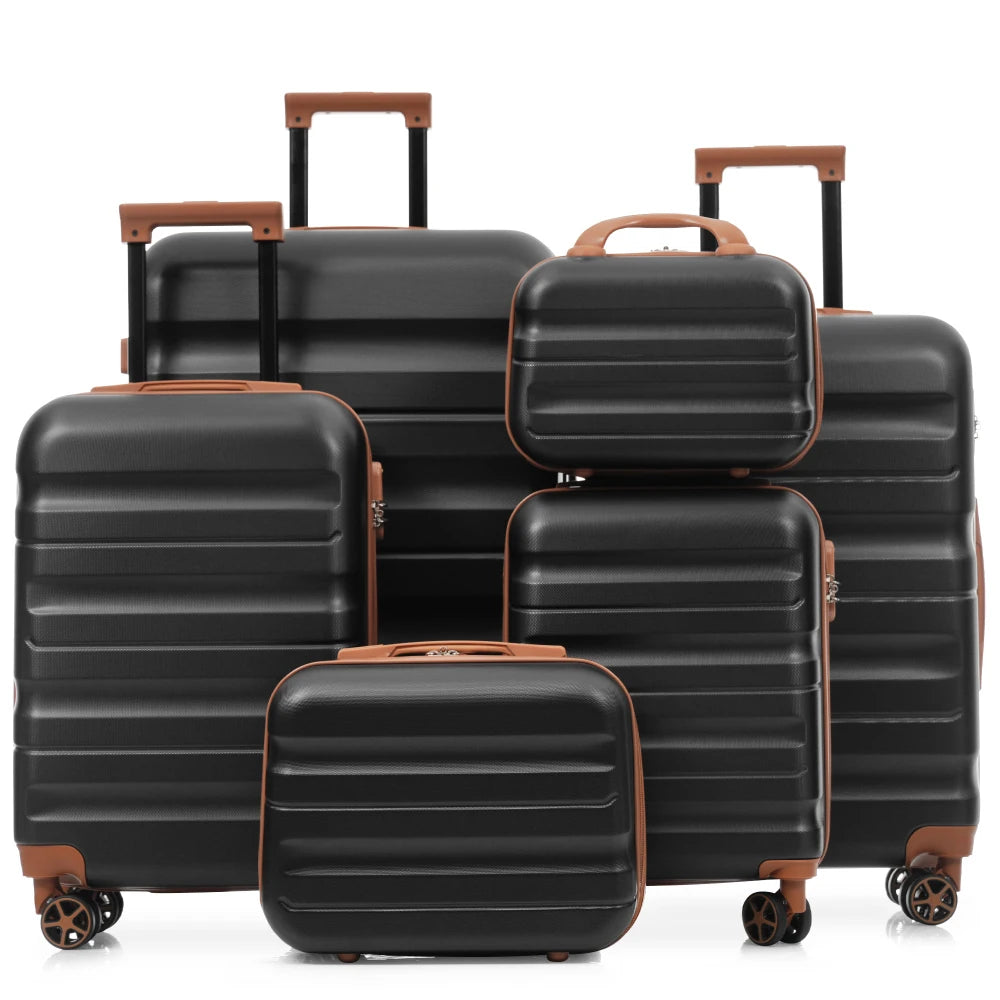 6PC ABS Hardshell Luggage Set