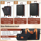 5PC Polycarbonate Luggage Set