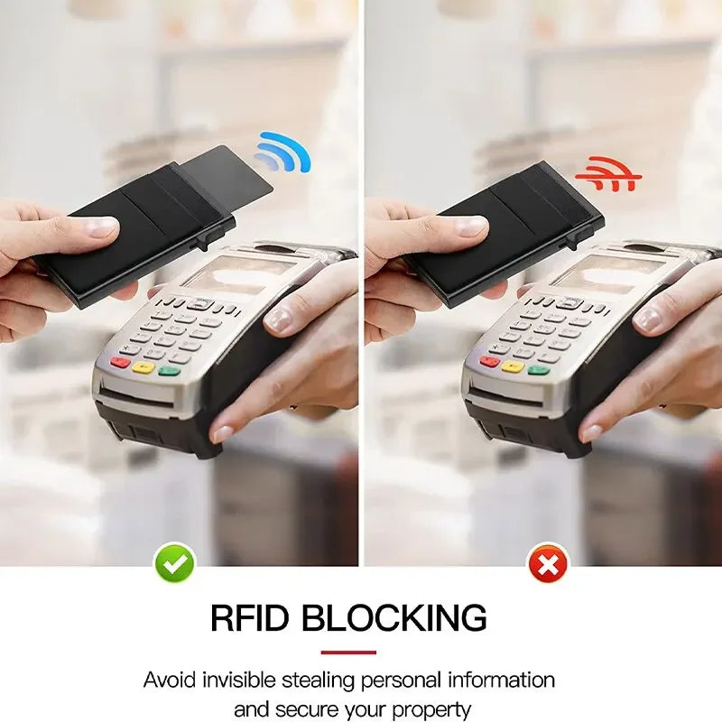 RFID Slim Card Holder Wallet