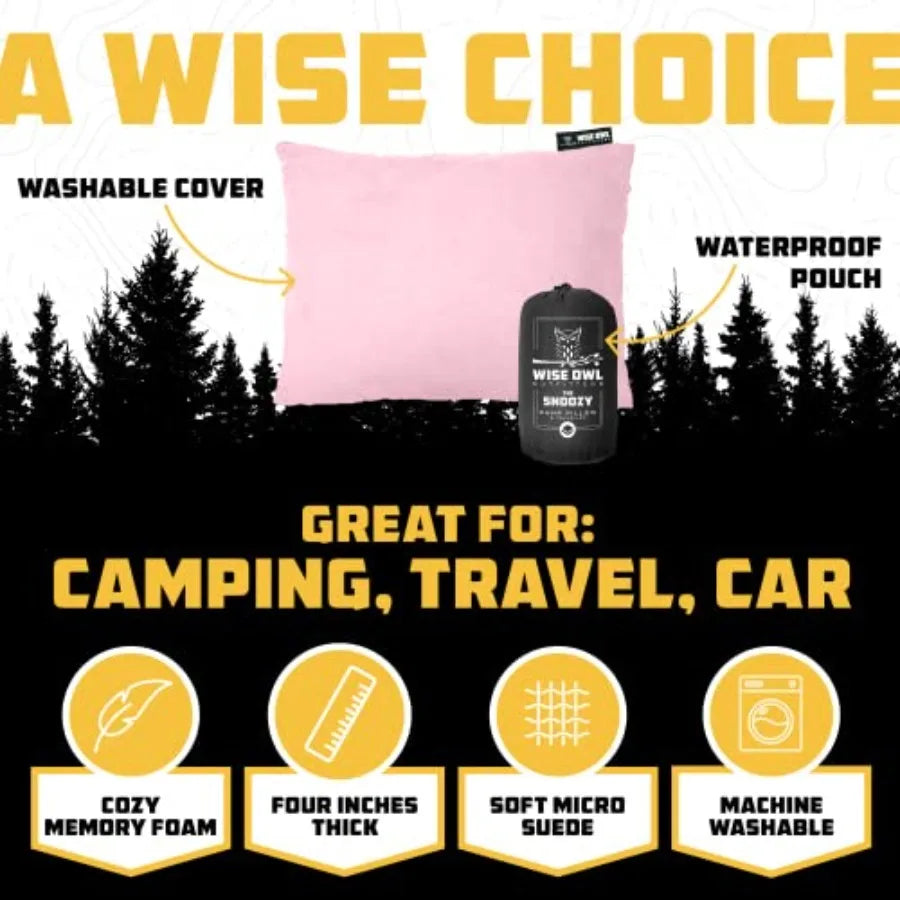 Memory Foam Camping Travel Pillow