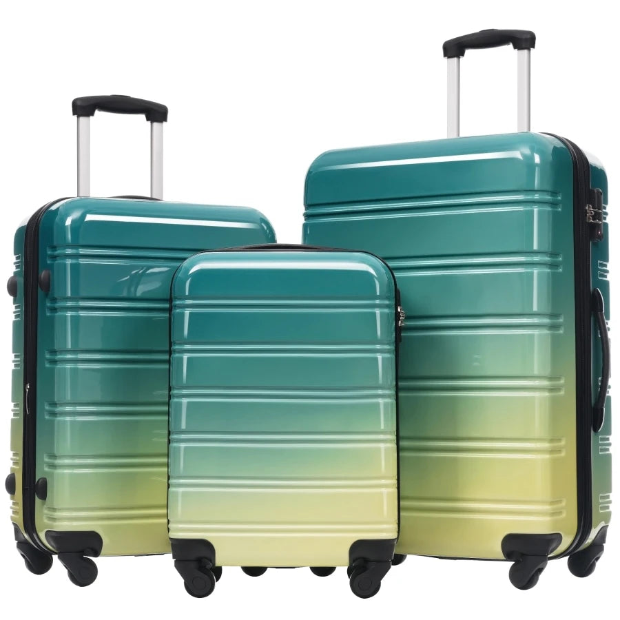 3PC Gradient Hardshell Luggage Set