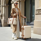 Apricot White Carry-On Set