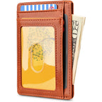 Slim RFID Leather Wallet