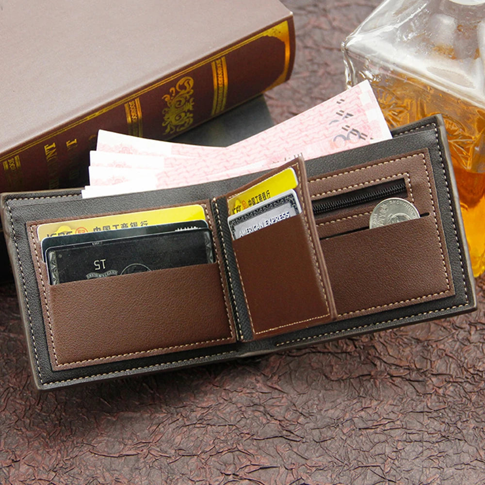Slim Leather Coin Wallet