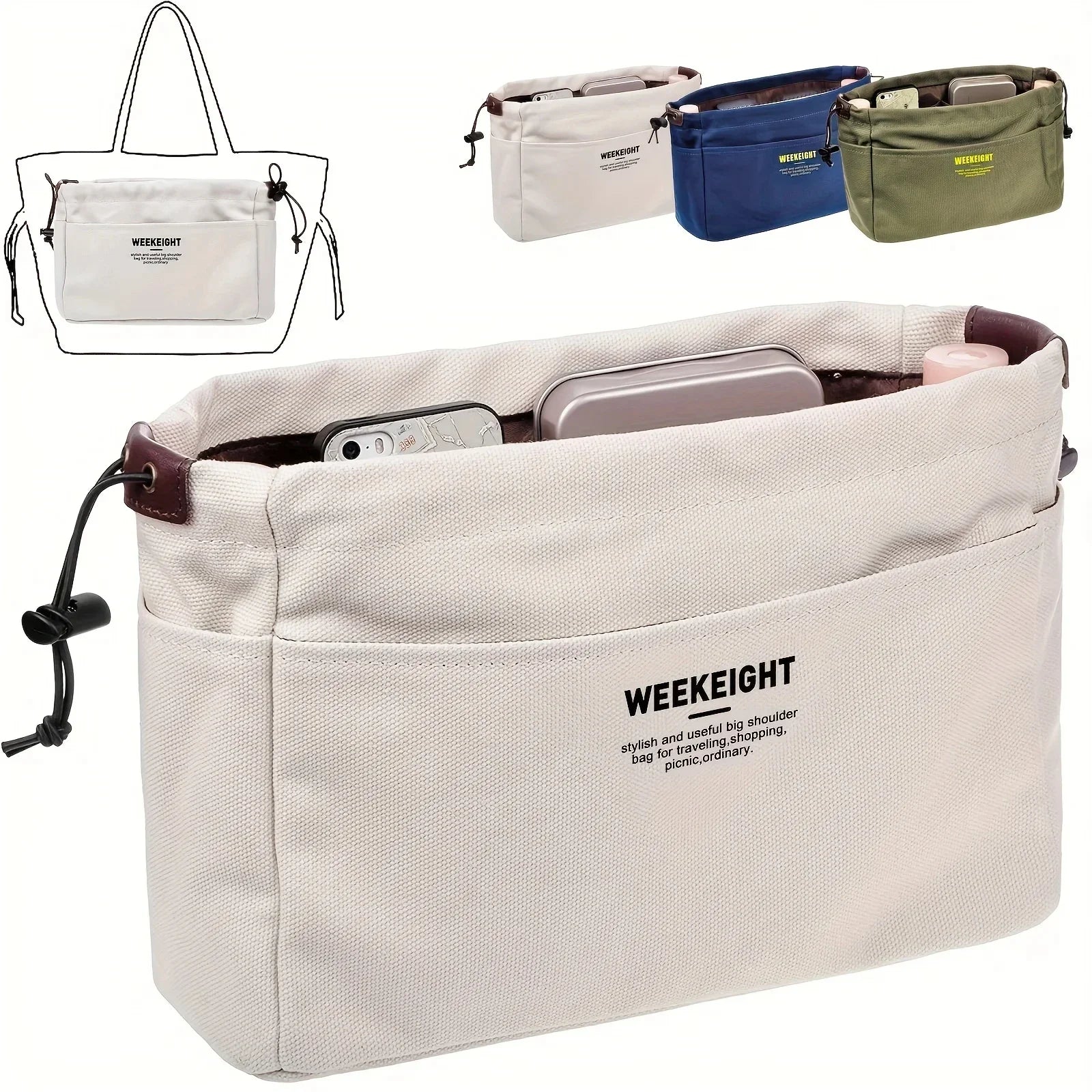 Canvas Drawstring Storage Bag