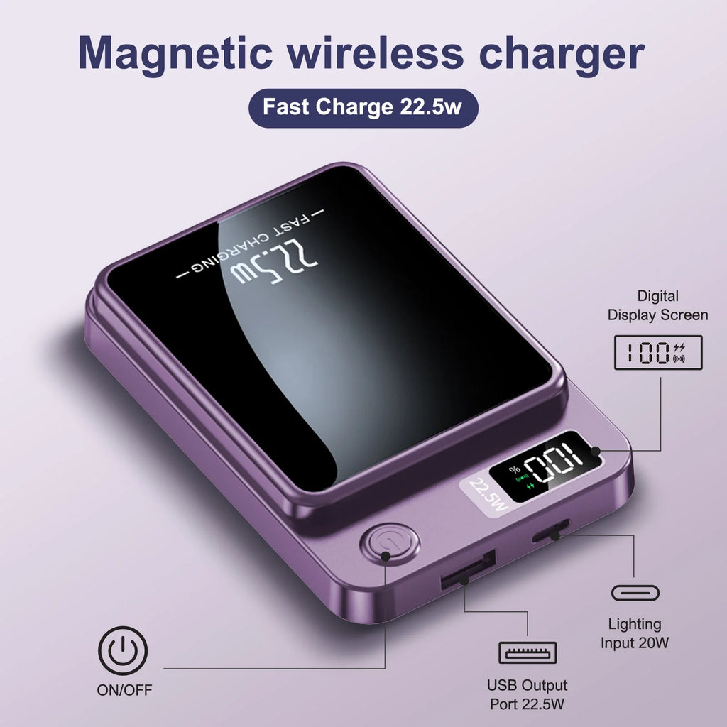 Magnetic Wireless Power Bank 10000mAh
