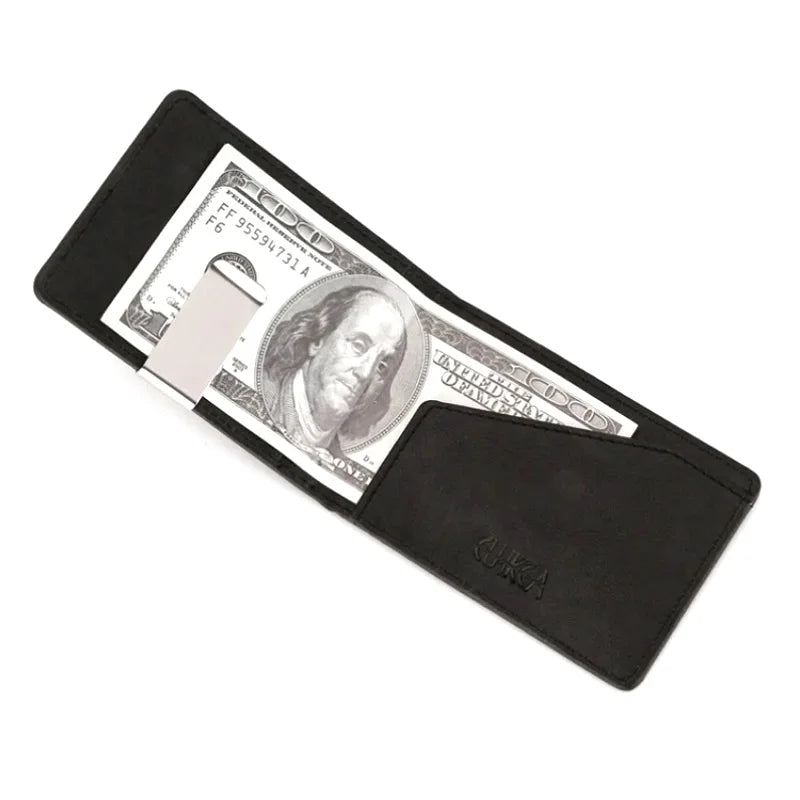 RFID Slim Wallet with Money Clip