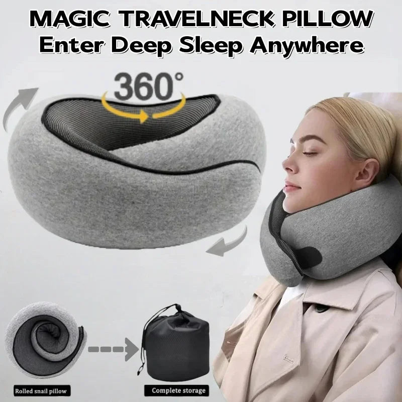 U-Shaped Memory Foam Travel Pillow