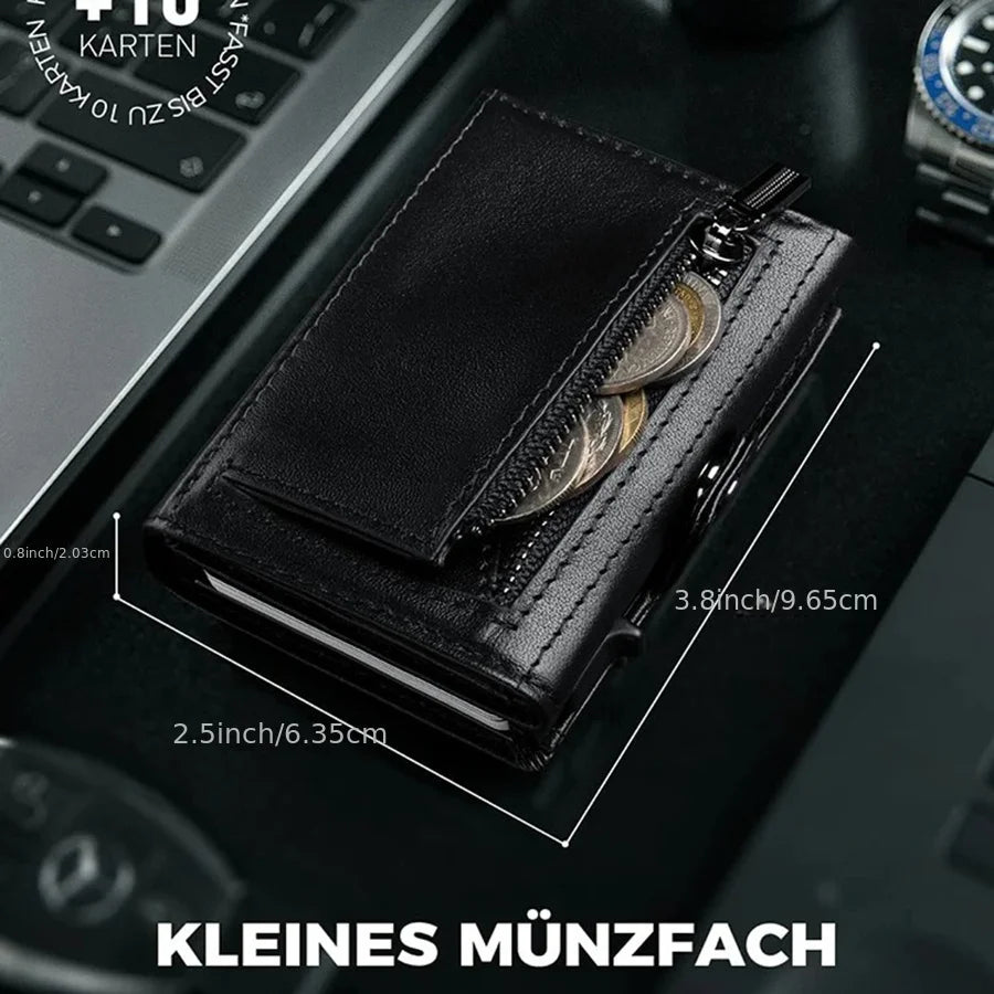 RFID Wallet with Coin Pocket