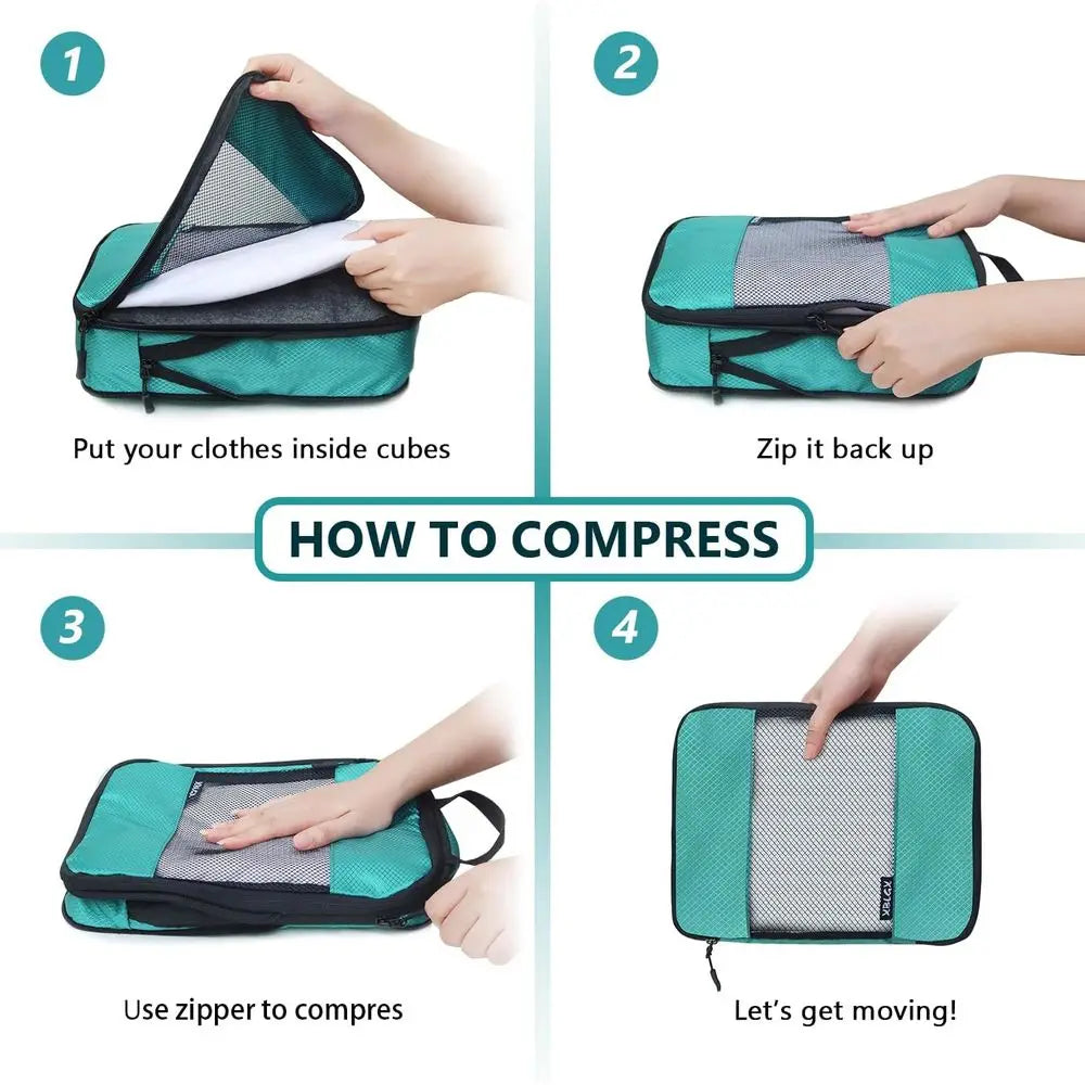 5-Piece Travel Packing Cubes