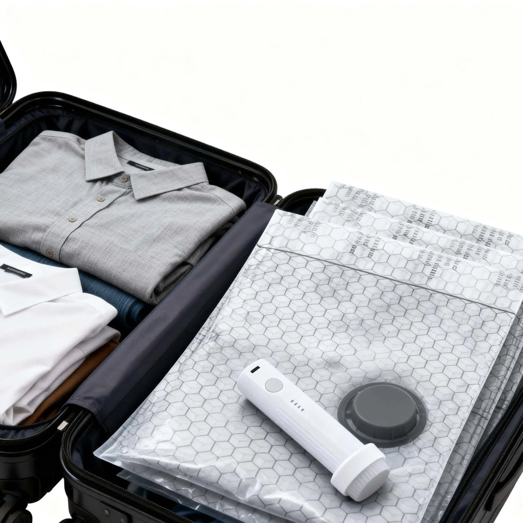 Travel Vacuum Bags with Electric Pump