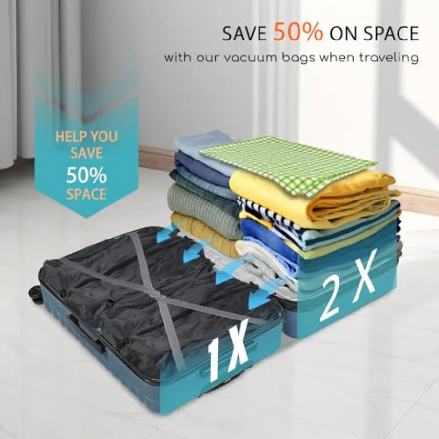 Travel Vacuum Bags with Pump