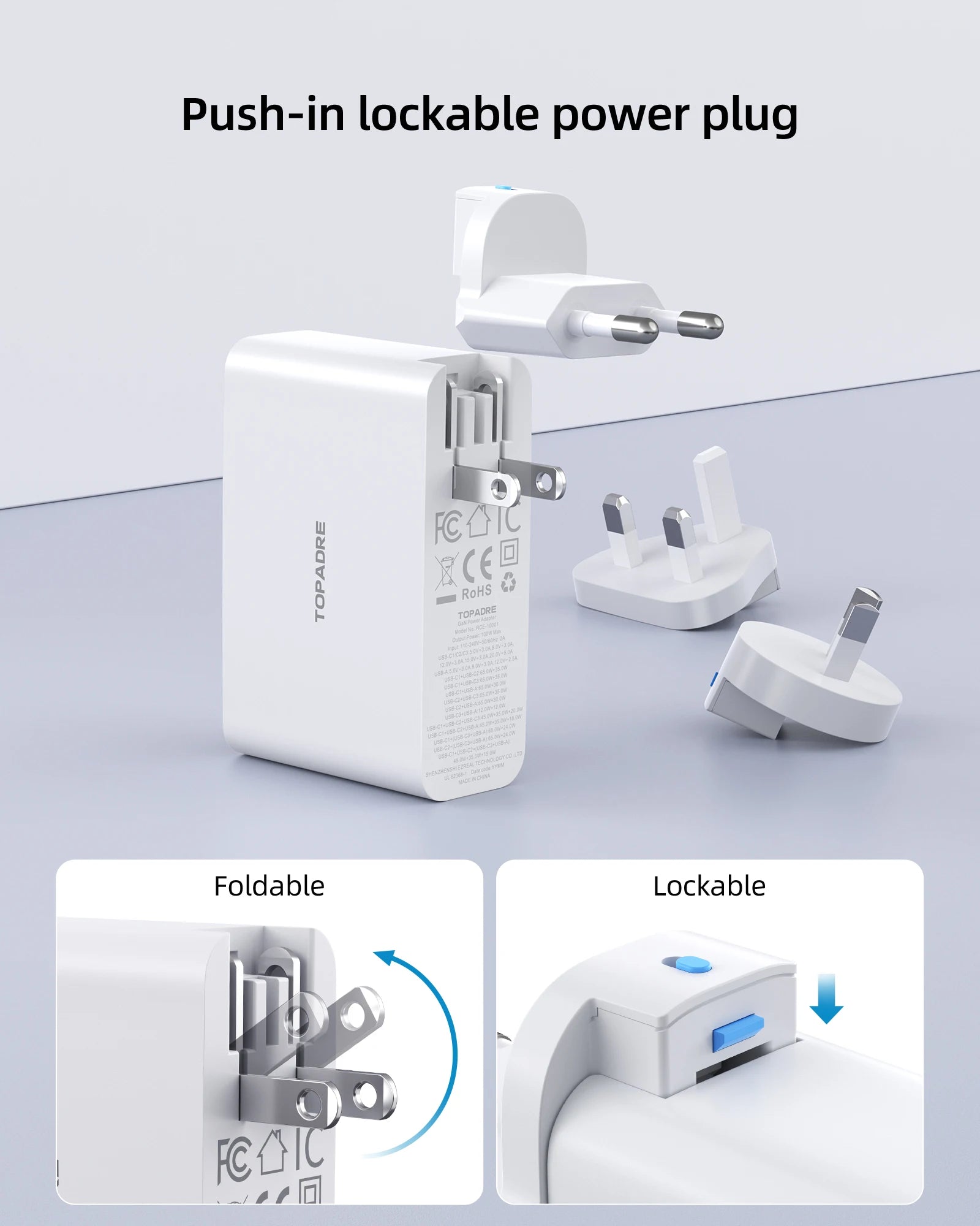 100W Universal Travel Charger