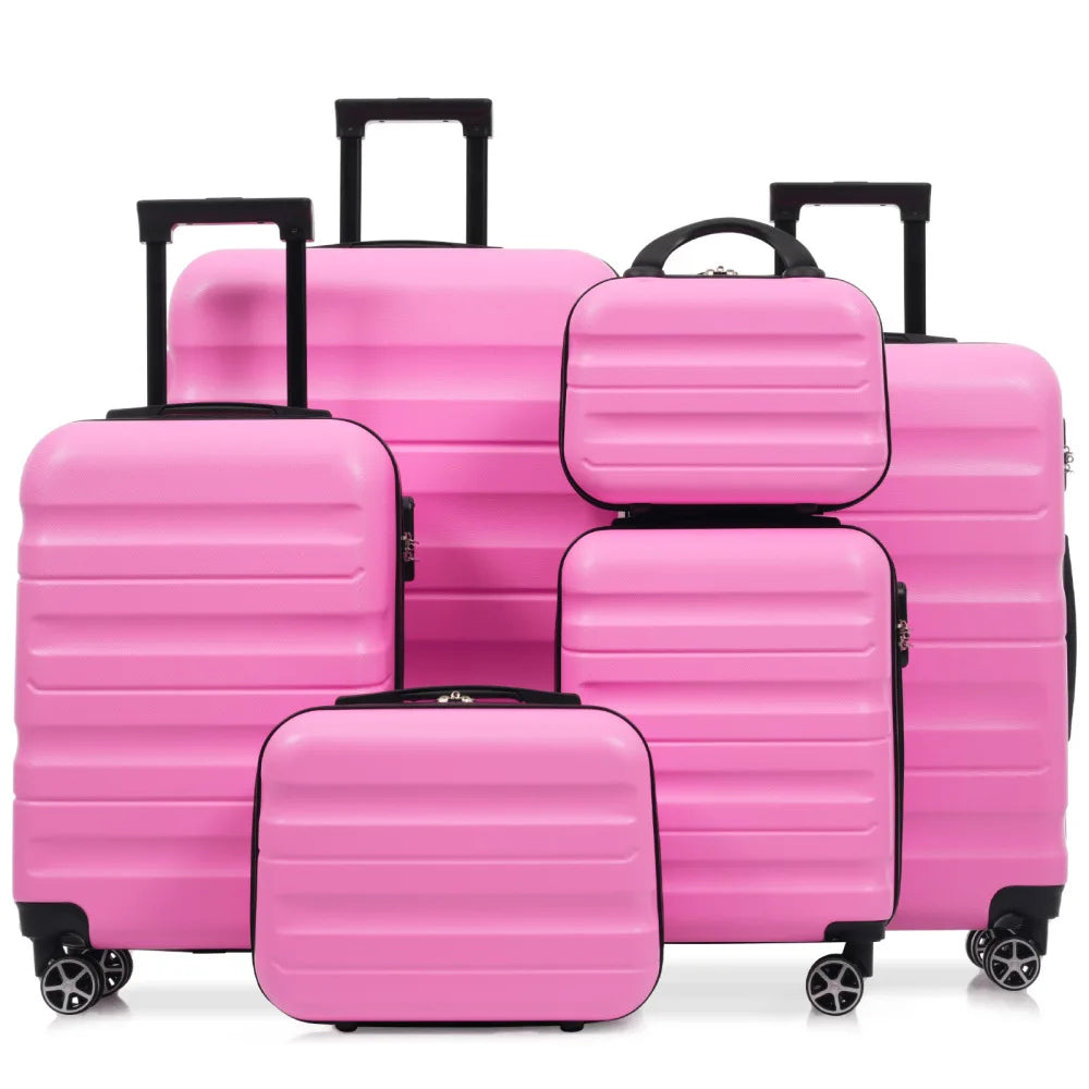 6PC ABS Hardshell Luggage Set