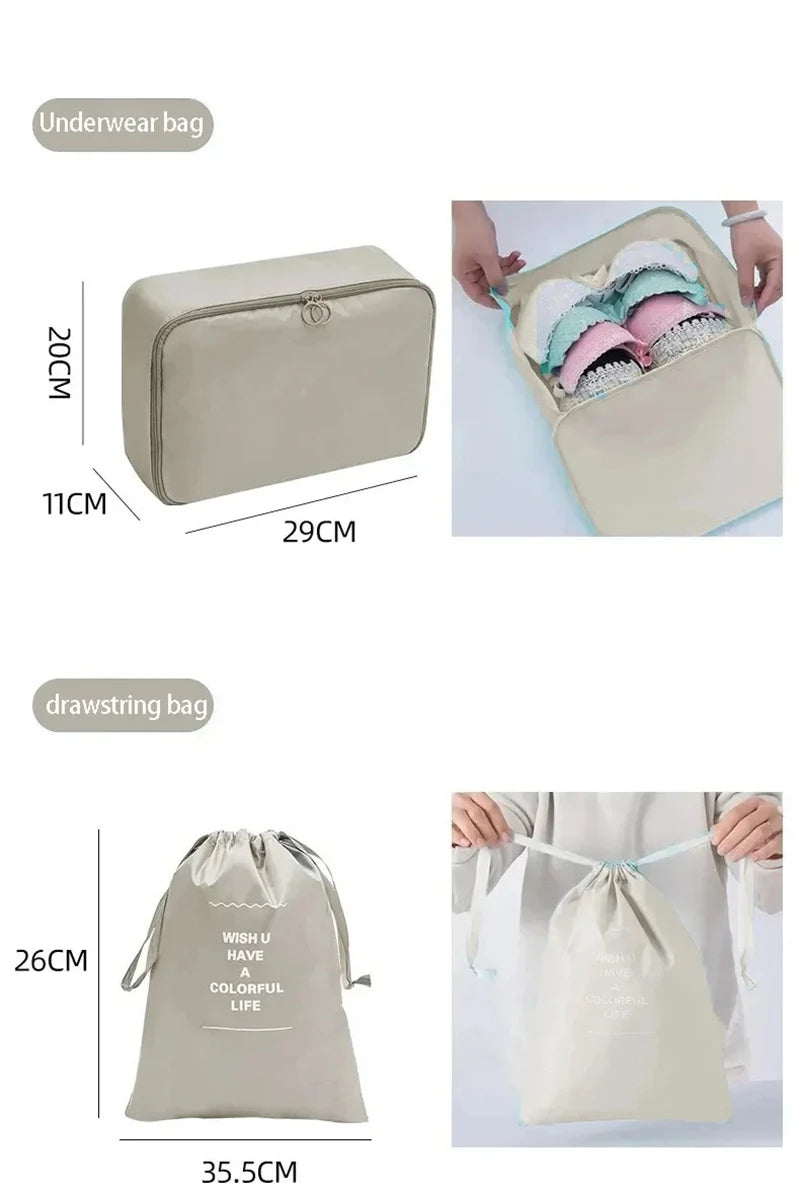 Travel Organizer Bags Set