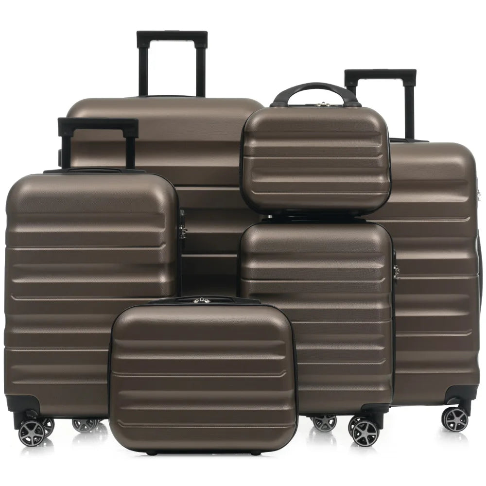 6PC ABS Hardshell Luggage Set