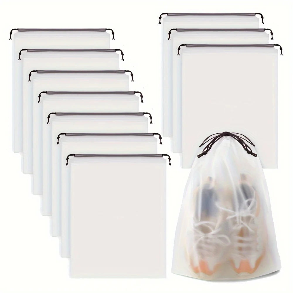 Transparent Drawstring Storage Bags