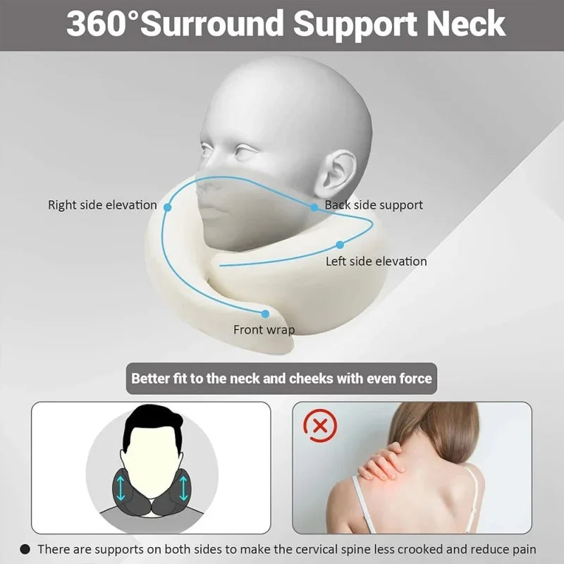 U-Shaped Memory Foam Travel Pillow