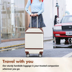 White Polycarbonate Luggage Set