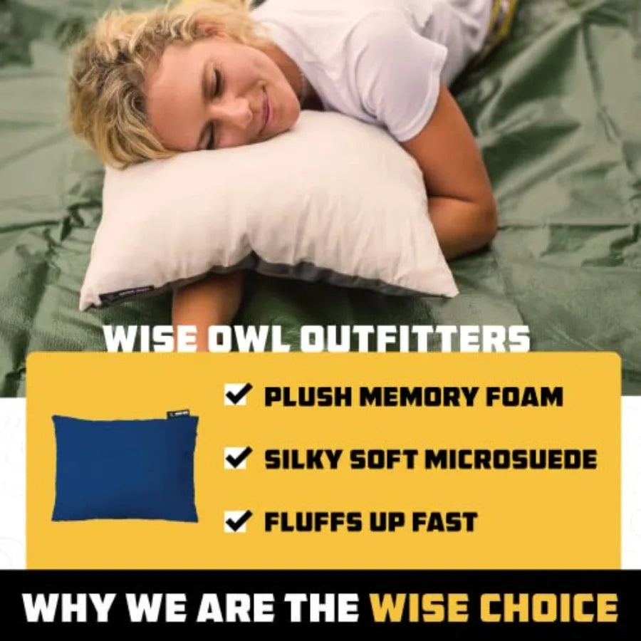 Memory Foam Camping Travel Pillow