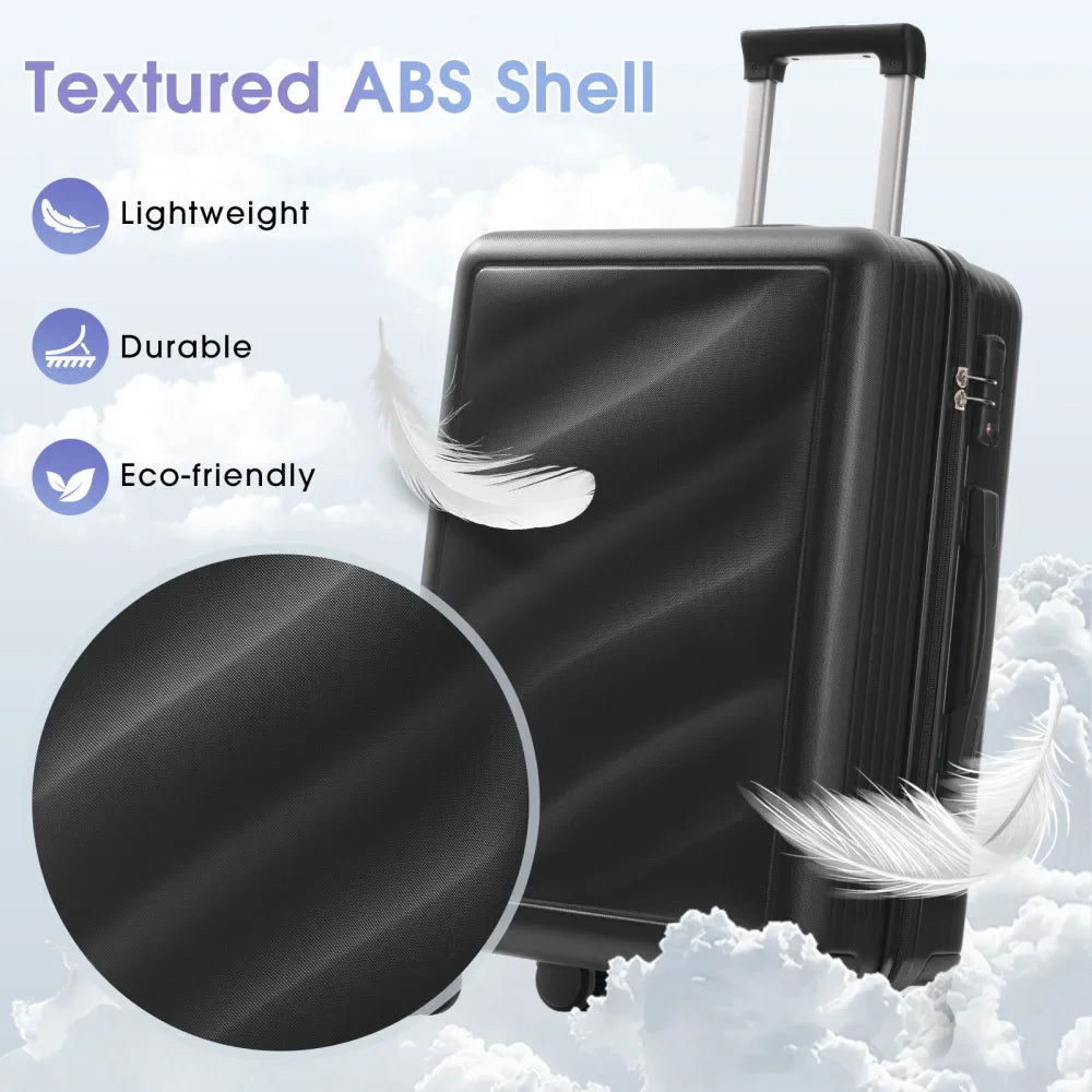 3PC ABS Spinner Luggage Set