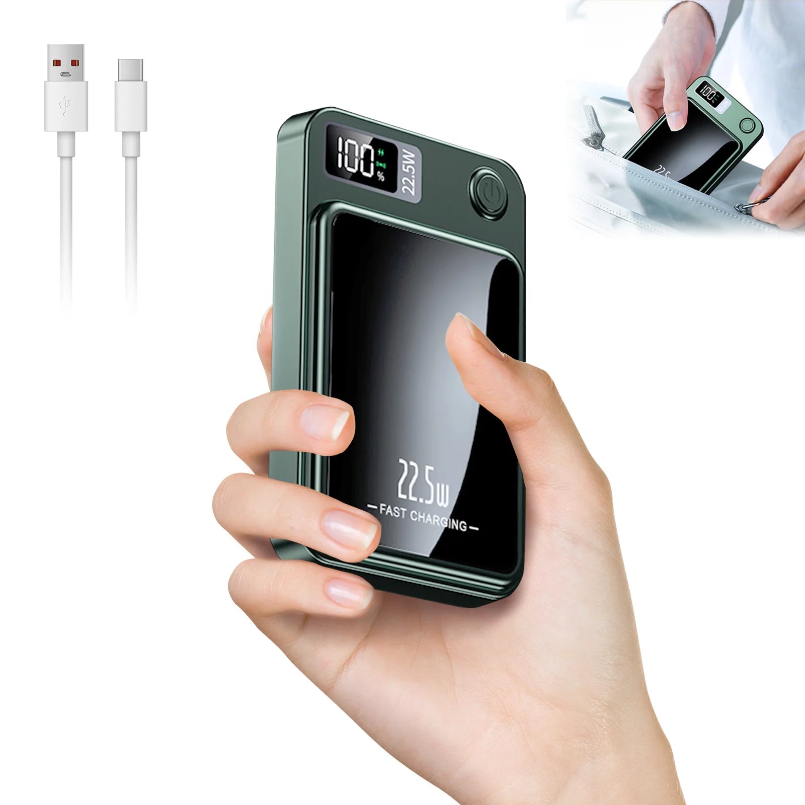 Magnetic Wireless Power Bank 10000mAh