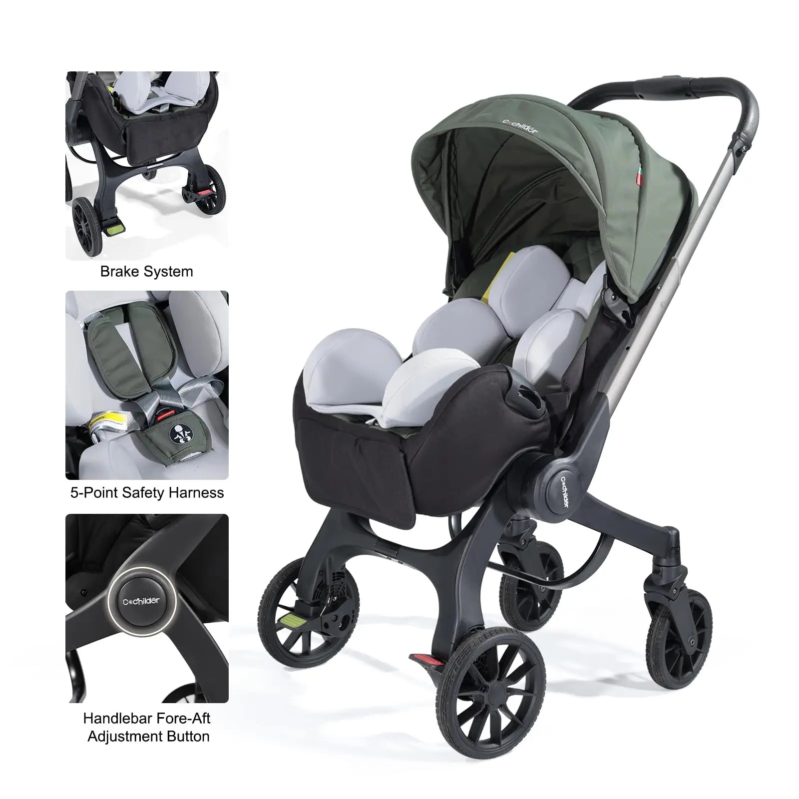 Foldable Baby Stroller Wagon
