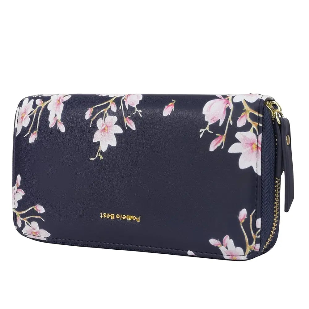 RFID Zip Around Women's Wallet