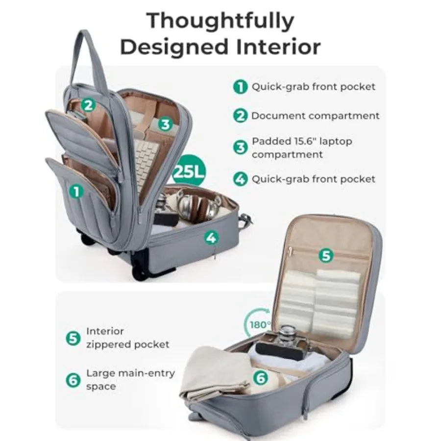 16" Underseat Carry-On Luggage