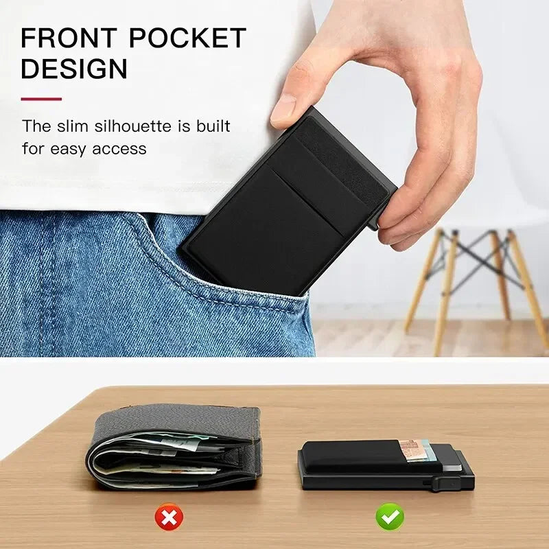 RFID Slim Card Holder Wallet